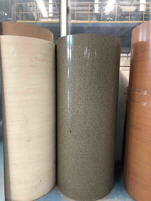 Folha de alumínio durável para telhado de 1 milímetro de espessura liga 3105 H24 bobina pré-pintada com revestimento de tinta PVDF para resistência a intempéries duradoura