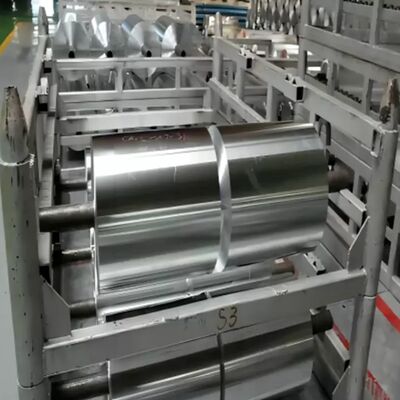 Folha de alumínio de liga de alumínio 8011 para recipientes semirrígidos | Espessura 0,04–0,15 mm | Largura 100–1200 mm | Lubrificado ou Simples