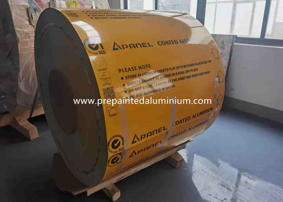 A largura 2490mm do MTC Prepainted o revestimento de superfície de alumínio da bobina PVDF